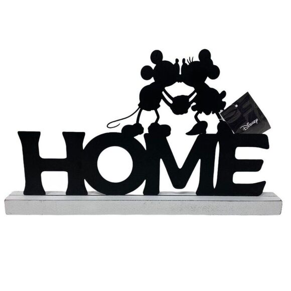 Disney Home Mickey Minnie Mouse Large Sign Decor, Decorative Love Anniversary